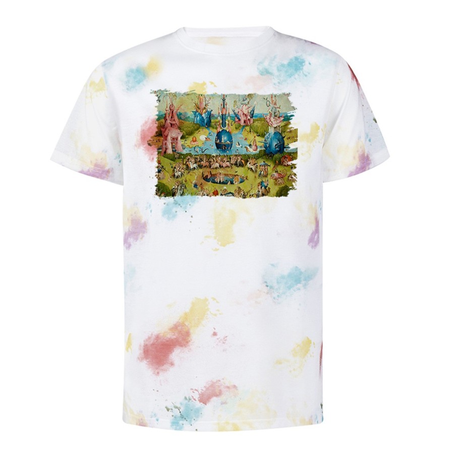 CAMISETA MARCAS COLORES CUADRO JARDIN DE LAS DELICIAS EL BOSCO personalizada