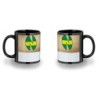 TAZA COMPLETAMENTE NEGRA LOGO NEW TEAM OLIVER Y BENJI FUTBOL personalizada