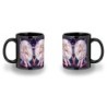 TAZA COMPLETAMENTE NEGRA sailor moon luna personaje anime guerrera personalizada