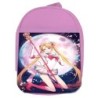 MOCHILA ROSA sailor moon luna personaje anime guerrera escolar personalizado picnic excursión deporte