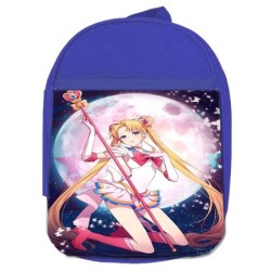 MOCHILA AZUL sailor moon...