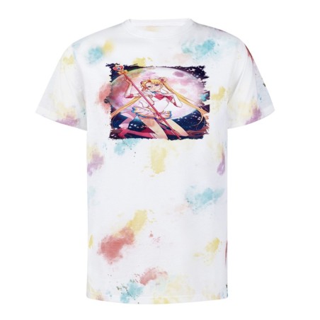 CAMISETA MARCAS COLORES sailor moon luna personaje anime guerrera personalizada