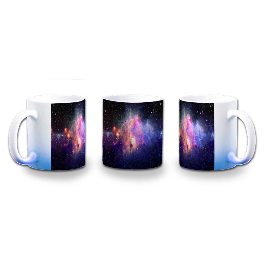 TAZA CON DEGRADADO NEBULOSA GALAXIA UNIVERSO COSMOS color personalizada