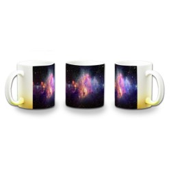 TAZA CON DEGRADADO NEBULOSA GALAXIA UNIVERSO COSMOS color personalizada