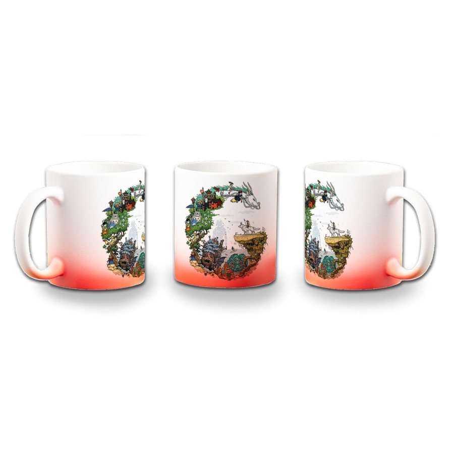 TAZA CON DEGRADADO CHIHIRO FANTASIA CASTILLO AMBULANTE color personalizada