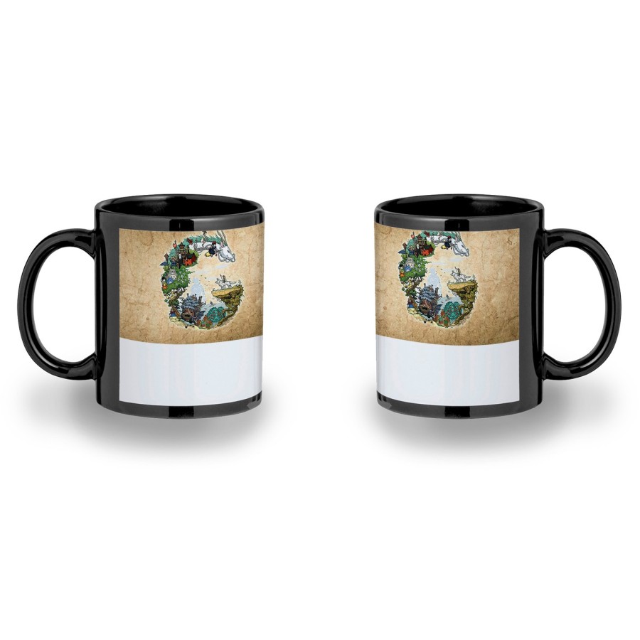 TAZA COLOR RECUADRO CHIHIRO FANTASIA CASTILLO AMBULANTE color mug jarra cerveza te infusión