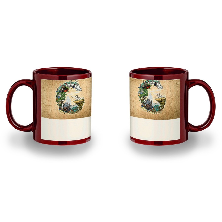 TAZA COLOR RECUADRO CHIHIRO FANTASIA CASTILLO AMBULANTE color mug jarra cerveza te infusión