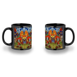 TAZA COLOR RECUADRO DARTACAN Y LOS MOSQUEPERROS color mug jarra cerveza te infusión