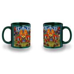 TAZA COLOR RECUADRO DARTACAN Y LOS MOSQUEPERROS color mug jarra cerveza te infusión