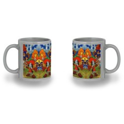 TAZA COLOR RECUADRO DARTACAN Y LOS MOSQUEPERROS color mug jarra cerveza te infusión