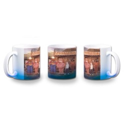 TAZA CON DEGRADADO SERIE ESPINETE RETRO LOS 80 CLASICO color personalizada