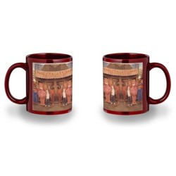 TAZA COLOR RECUADRO SERIE ESPINETE RETRO LOS 80 CLASICO color mug jarra cerveza te infusión