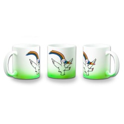 TAZA CON DEGRADADO CURRO MASCOTA EXPO SEVILLA 92 color personalizada