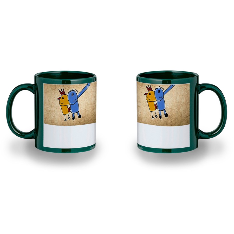 TAZA COLOR RECUADRO GALLIFANTE JUEGO DE NIÑOS RETRO PROGRAMA color mug jarra cerveza te infusión