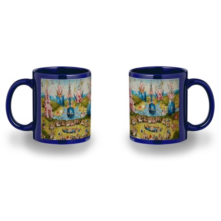 TAZA COLOR RECUADRO CUADRO JARDIN DE LAS DELICIAS EL BOSCO color mug jarra cerveza te infusión