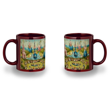 TAZA COLOR RECUADRO CUADRO JARDIN DE LAS DELICIAS EL BOSCO color mug jarra cerveza te infusión