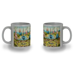 TAZA COLOR RECUADRO CUADRO JARDIN DE LAS DELICIAS EL BOSCO color mug jarra cerveza te infusión