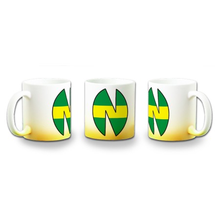 TAZA CON DEGRADADO LOGO NEW TEAM OLIVER Y BENJI FUTBOL color personalizada