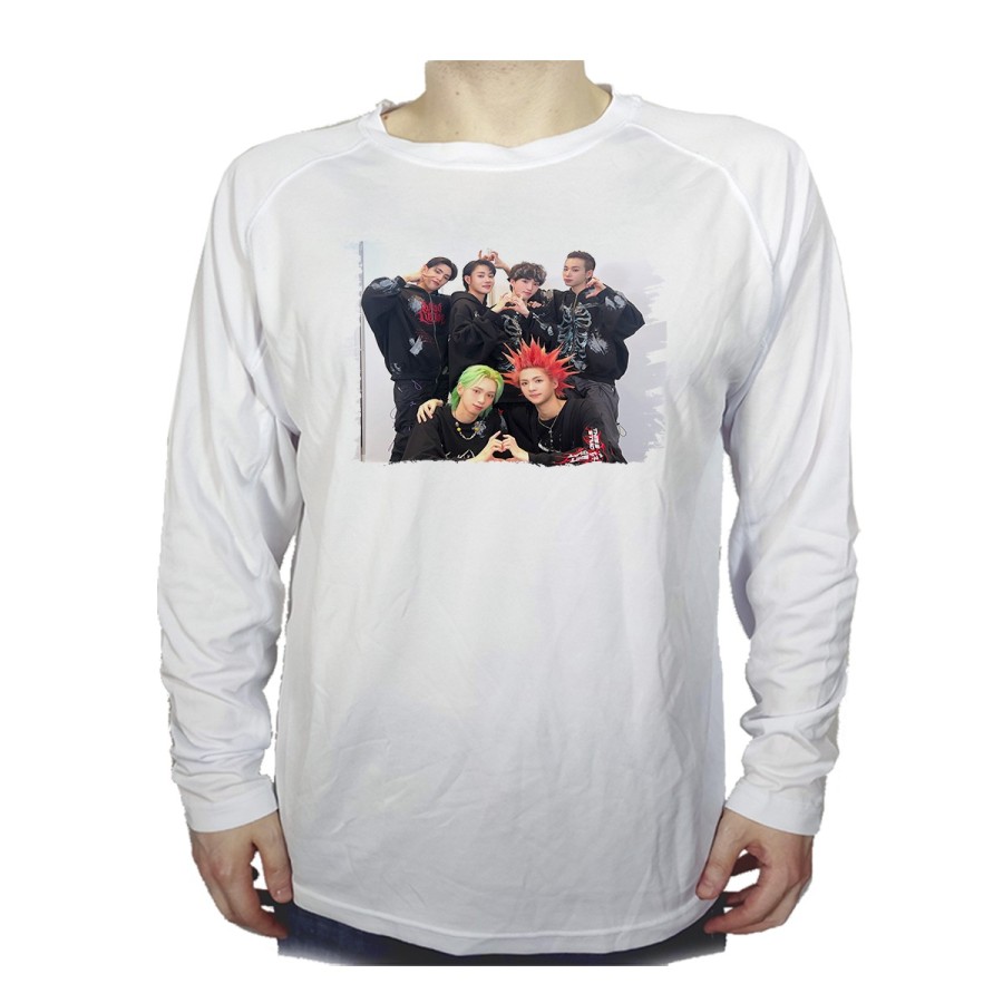 CAMISETA MANGA LARGA cantantes kpop dxmon burn up spark personalizada