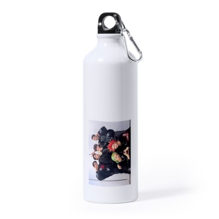 BIDON GRANDE 800 ML ACERO INOXIDABLE cantantes kpop dxmon burn up spark deporte deportivo mosqueton botella