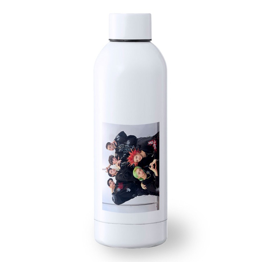 BIDON 500 ML ACERO INOXIDABLE cantantes kpop dxmon burn up spark deporte deportivo botella senderismo