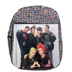 MOCHILA LUNARES ESTAMPADO cantantes kpop dxmon burn up spark escolar personalizado picnic excursión deporte