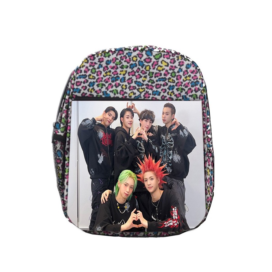 MOCHILA LUNARES ESTAMPADO cantantes kpop dxmon burn up spark escolar personalizado picnic excursión deporte