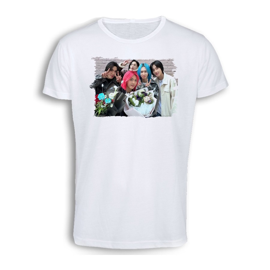 CAMISETA TACTO ALGODÓN cantantes kpop dxmon girls love boys love girls cómoda personalizada