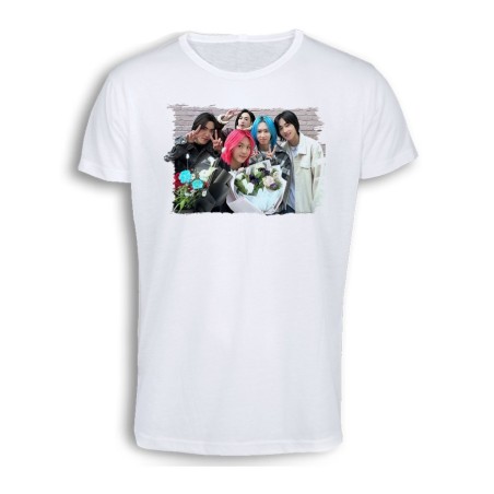 CAMISETA TACTO ALGODÓN cantantes kpop dxmon girls love boys love girls cómoda personalizada