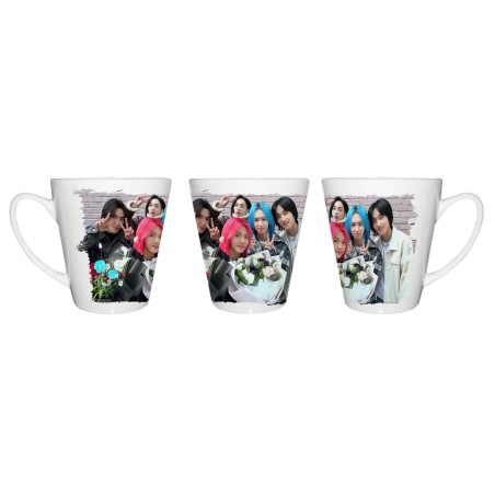 TAZA CÓNICA cantantes kpop dxmon girls love boys love girls conica personalizada