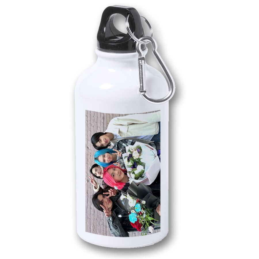 BIDON 400ML METALICO cantantes kpop dxmon girls love boys love girls para viaje y deporte