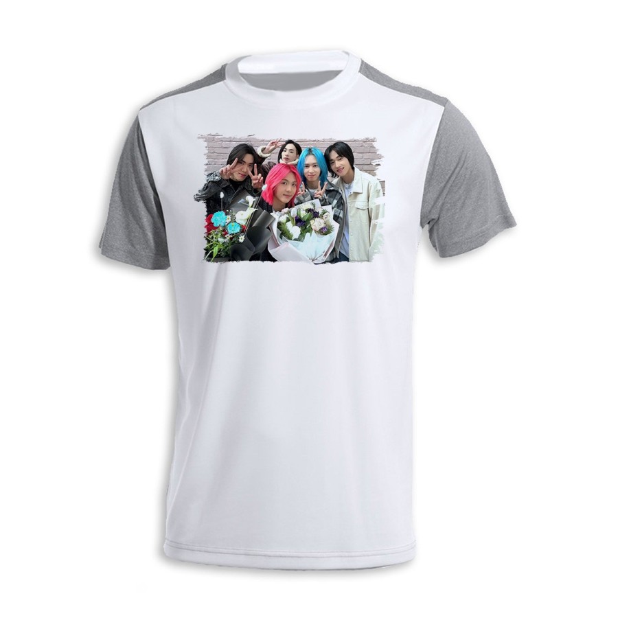 CAMISETA DISEÑO BICOLOR cantantes kpop dxmon girls love boys love girls personalizada