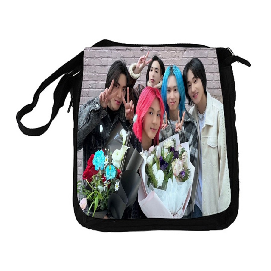 BANDOLERA REPORTERO MEDIANA BOLSO cantantes kpop dxmon girls love boys love girls bolsa mochila hombro