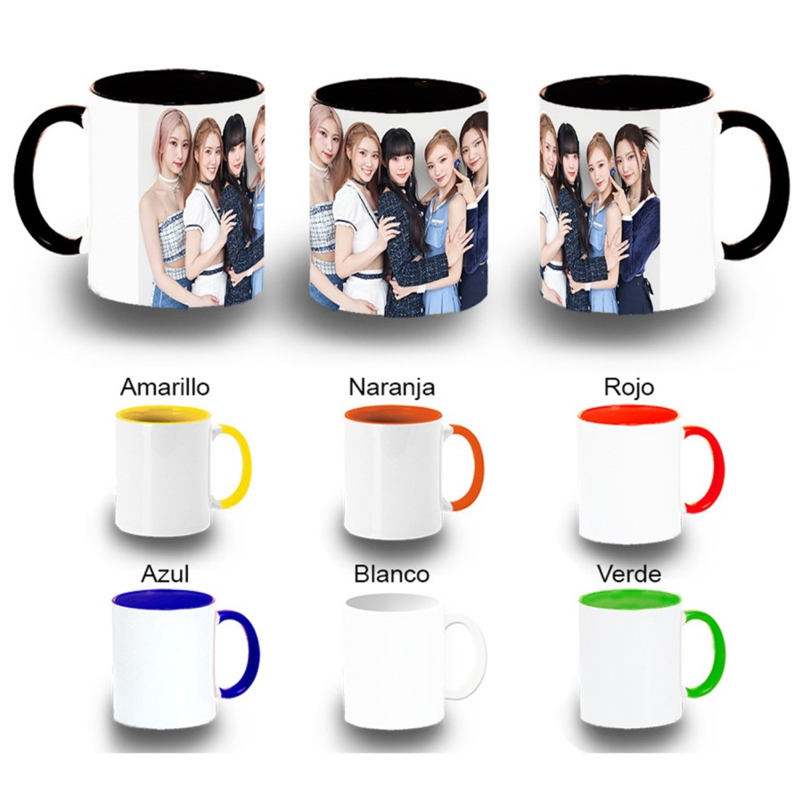 TAZA COLORES cantantes kpop geenious voyage zo e color personalizada