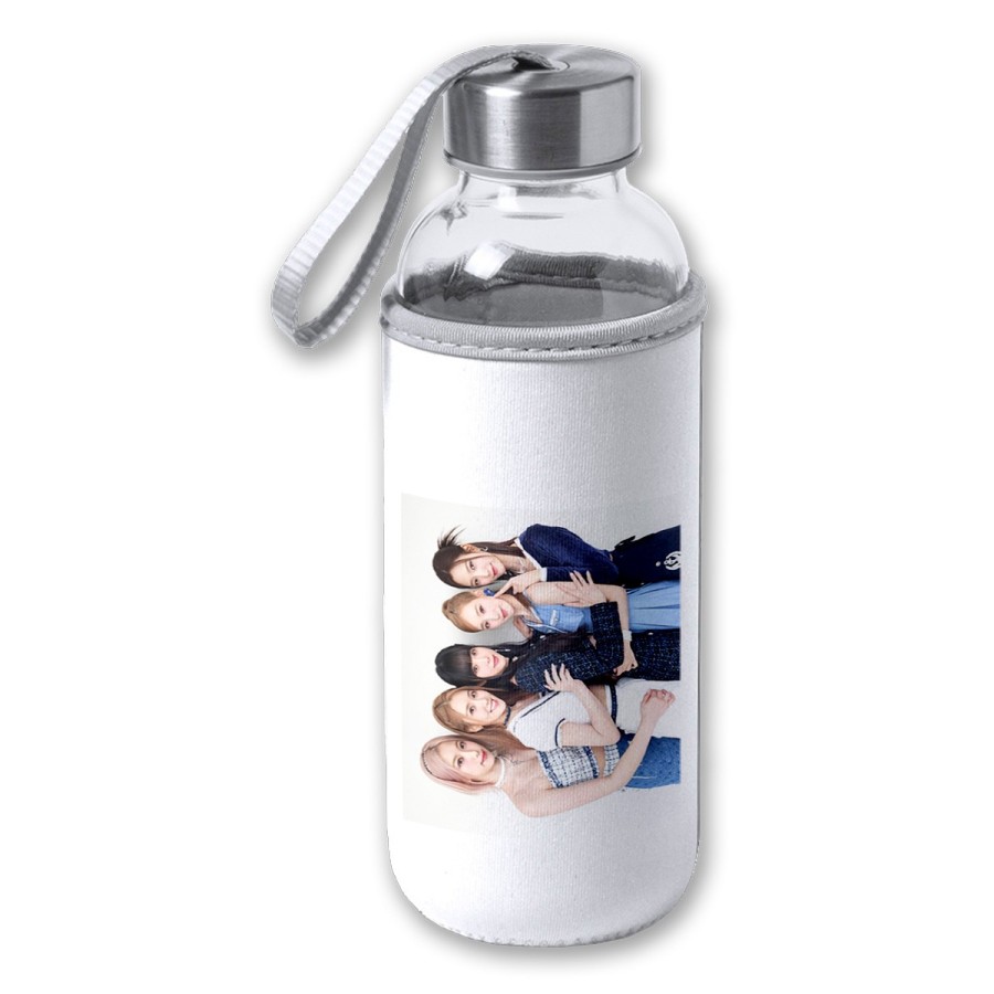 BIDON DE 420 ML CON FUNDA DE NEOPRENO cantantes kpop geenious voyage zo e tapon seguridad