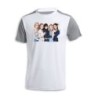 CAMISETA DISEÑO BICOLOR cantantes kpop geenious voyage zo e personalizada