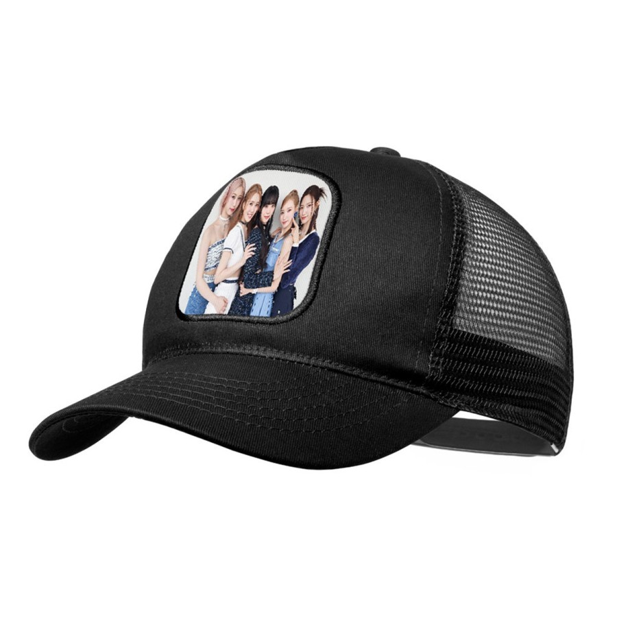 GORRA NEGRA CON REJILLA cantantes kpop geenious voyage zo e moda deporte