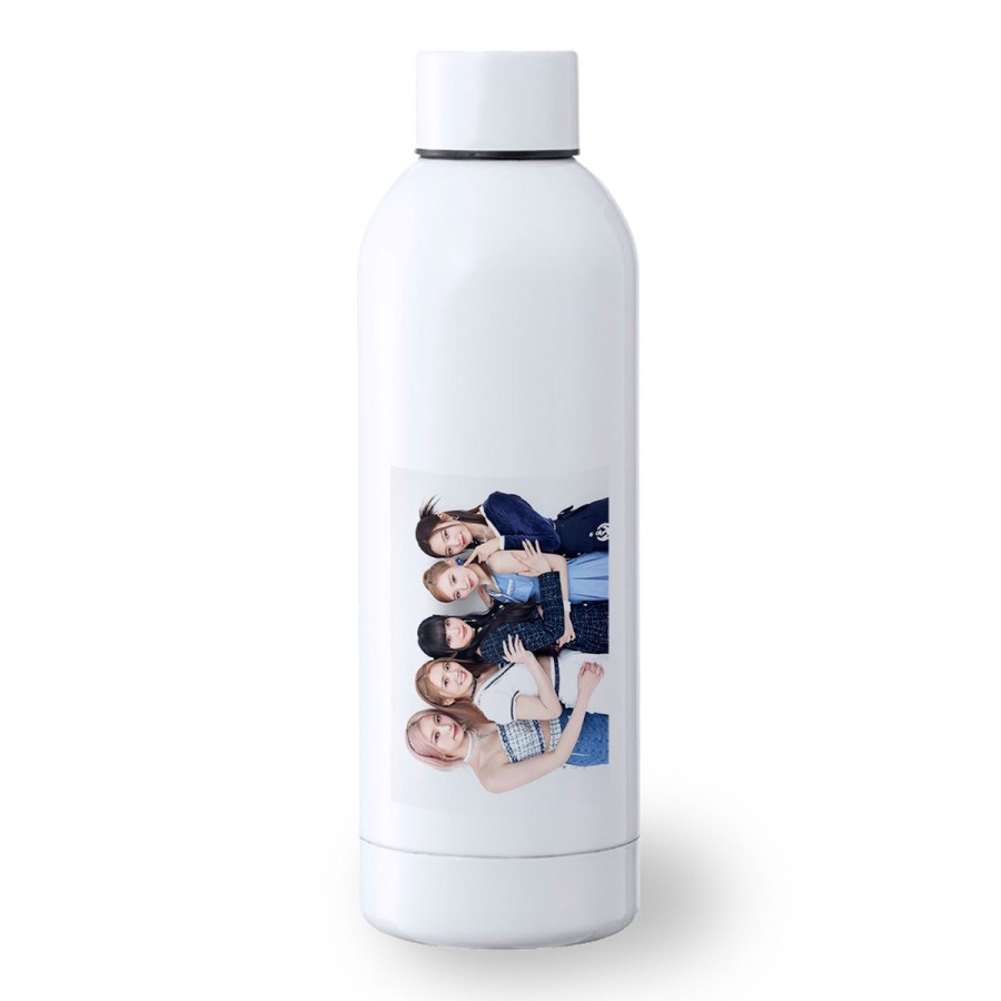 BIDON 500 ML ACERO INOXIDABLE cantantes kpop geenious voyage zo e deporte deportivo botella senderismo