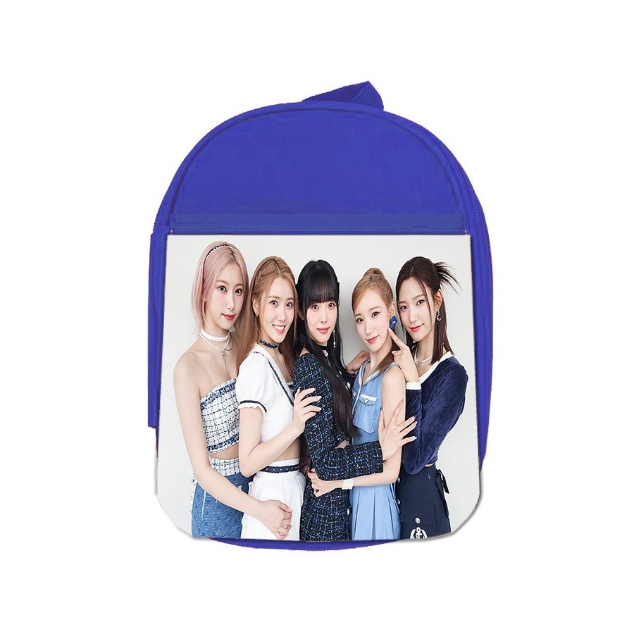 MOCHILA AZUL cantantes kpop geenious voyage zo e escolar personalizado picnic excursión deporte