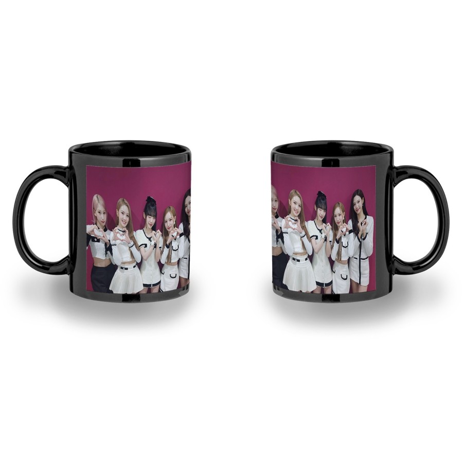 TAZA COMPLETAMENTE NEGRA cantantes kpop geenious ye young si on personalizada