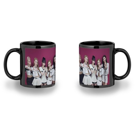 TAZA COMPLETAMENTE NEGRA cantantes kpop geenious ye young si on personalizada