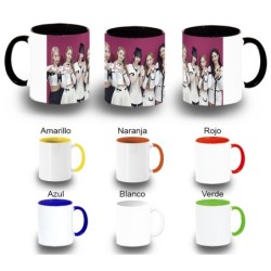 TAZA COLORES cantantes kpop...