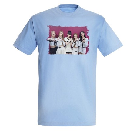 CAMISETA AZUL CIELO cantantes kpop geenious ye young si on moda verano personalizada