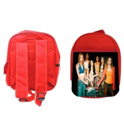 MOCHILA ROJA cantantes kpop KATSEYE whatching you escolar personalizado