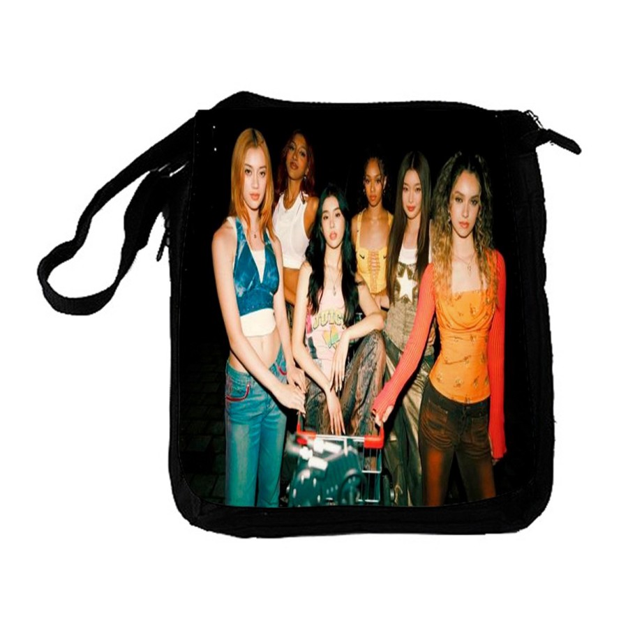 BANDOLERA REPORTERO MEDIANA BOLSO cantantes kpop KATSEYE whatching you bolsa mochila hombro