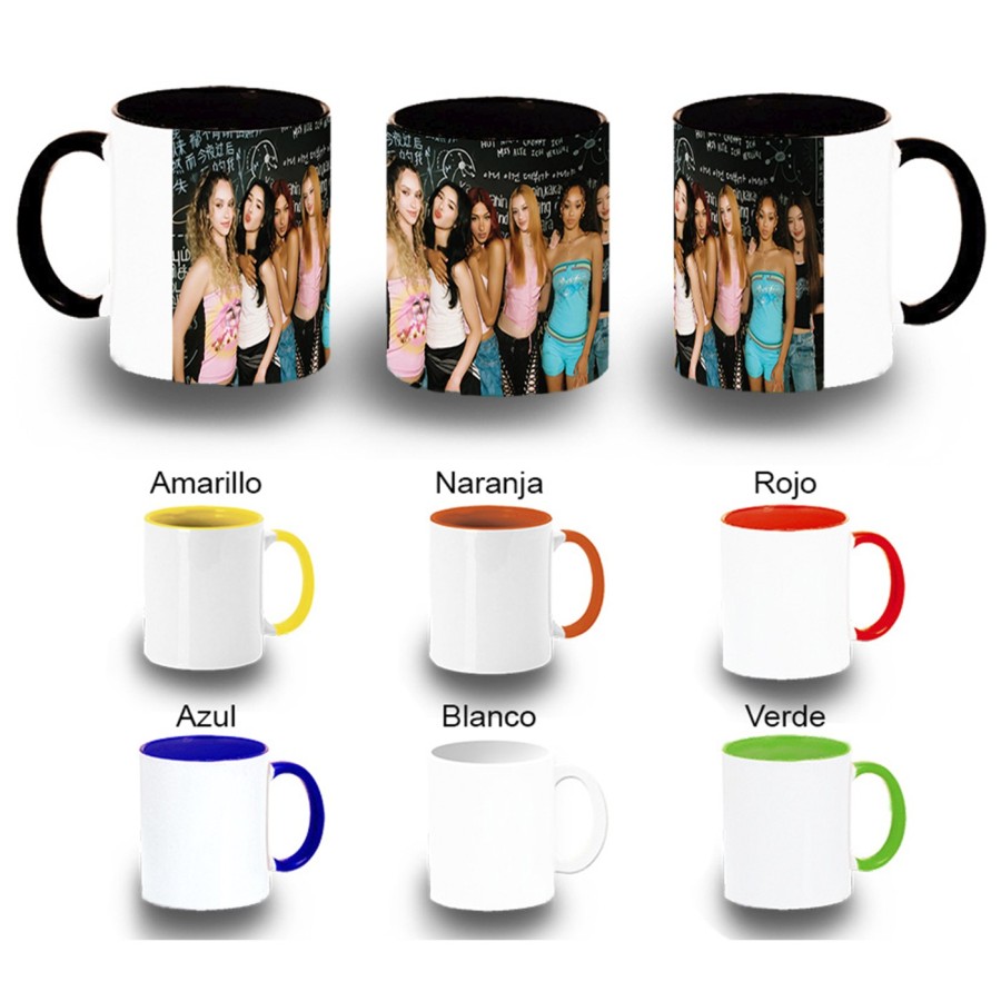 TAZA COLORES cantantes kpop KATSEYE stronger than the rain color personalizada