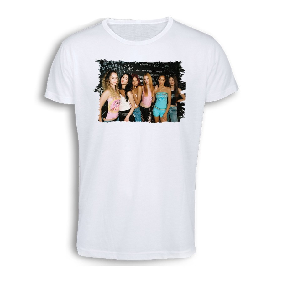 CAMISETA TACTO ALGODÓN cantantes kpop KATSEYE stronger than the rain cómoda personalizada