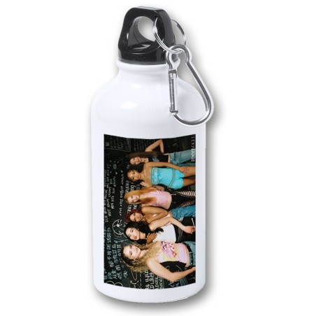 BIDON 400ML METALICO cantantes kpop KATSEYE stronger than the rain para viaje y deporte