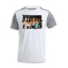 CAMISETA DISEÑO BICOLOR cantantes kpop KATSEYE stronger than the rain personalizada