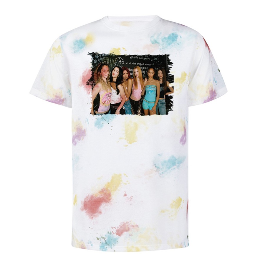 CAMISETA MARCAS COLORES cantantes kpop KATSEYE stronger than the rain personalizada